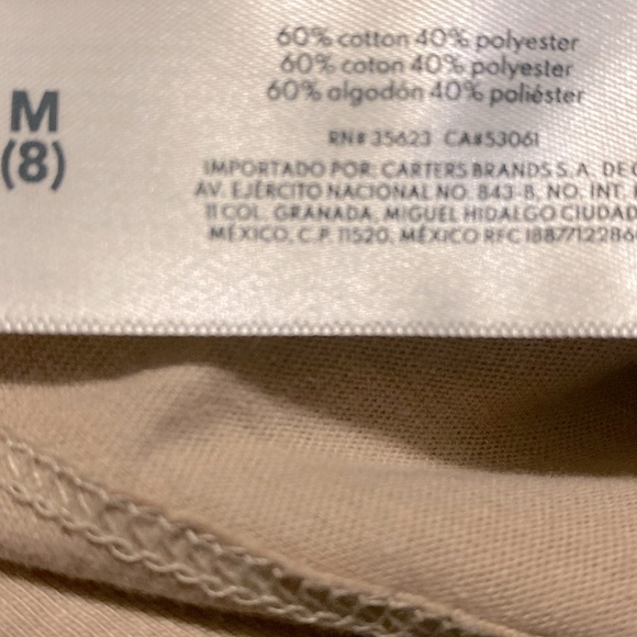 Giraffe print tan long sleeve tshirt - Picture 5 of 7